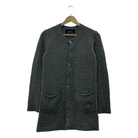 tricot COMME des GARCONS / トリココムデギャルソン | 2011AW | ウール クルーネック ポケット ロングカーディガン | グレー | レディース