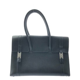 HERMES / エルメス | ドラッグ32 G刻印 シルバー金具 ハンドバッグ | ブラック | レディース