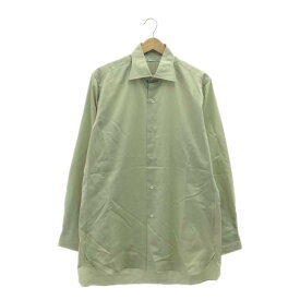 【新品】 MAATEE&SONS / マーティー&サンズ | 2025SS | LYAN FINECOTTON SHIRT ライアン ファインコットン シャツ | 2 | WAKAKUSA GREEN / ワカクサグリーン | メンズ