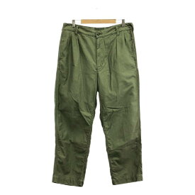 ALPHA INDUSTRIES / アルファインダストリーズ | ミリタリー 2タック ワイド パンツ | カーキ | メンズ