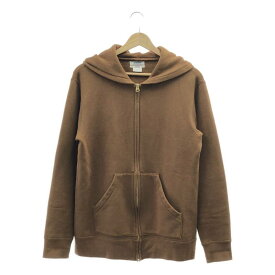 STAMMBAUM / シュタンバウム | SUVIN COTTON スウェット ジップパーカー | S | ブラウン | メンズ