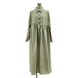 HeRIN.CYE / ヘリンドットサイ | Volume shirt dress ボリュームシャツドレス ワンピース | F | ベージュ | レディース