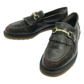 【美品】 Dr.Martens / ドクターマーチン | ADRIAN SNAFFLE / エイドリアン スナッフル レザー キルト ビット ローファー / 革靴 | UK10 | バーガンディ | メンズ