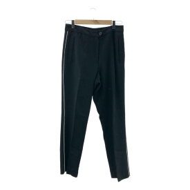 DRIES VAN NOTEN / ドリスヴァンノッテン | パイピング テーパード スラックス | 36 | ブラック | レディース