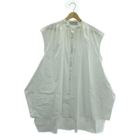 hLM / エイチエルエム | 2024SS | タイプライター ノースリーブ ブラウス | F | ホワイト | レディース