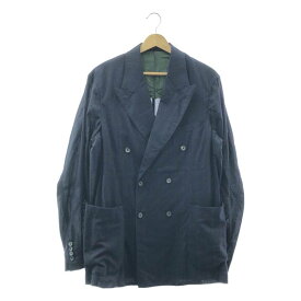 【新品】 MAATEE&SONS / マーティー&サンズ | 2025SS | UNCON WASHED JACKET アンコン ウォッシュド ウール ジャケット | 2 | NVYSTRIPE / ネイビーストライプ | メンズ
