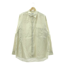 Graphpaper / グラフペーパー | 2022AW | Broad L/S Oversized Regular Collar Shirt ブロード オーバーサイズド レギュラーカラー シャツ | F | BONE / ボーン | メンズ