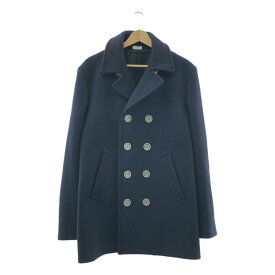 COMME des GARCONS HOMME PLUS / コムデギャルソンオムプリュス | 2013AW | ウール メタルボタン ダブルロング コート / 総裏地 | M | ダークネイビー | メンズ