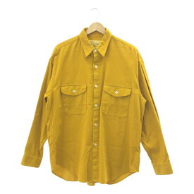 SEVEN BY SEVEN / セブン バイ セブン | CORDUROY TUCK SHIRTS コーデュロイ タック シャツ | M | マスタード | メンズ