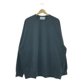 Graphpaper / グラフペーパー | 2024SS | Ultra Compact Terry Crew Neck Sweater ウルトラコンパクトテリー クルーネック スウェット | F | ブラック | メンズ