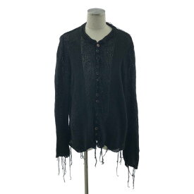 【美品】 ARCHIVIO J.M.Ribot / アルキビオジェイエムリボット | KN32/BN / knit cardigan / ニットカーディガン | 48 | ブラック | メンズ