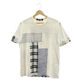 JUNYAWATANABE COMMEdesGARCONS MAN / ジュンヤワタナベマン | 2020SS | パッチワーク クルーネック Tシャツ カットソー | S | ホワイト | メンズ