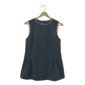 MARNI / マルニ | ギャザー バックジップ ノースリーブ ブラウス | 38 | ブラック | レディース