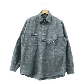 Hawkwood Mercantile / ホークウッドマーカンタイル | Rigger Shirt コットン リンガー シャンブレーシャツ | S | ブルー系 | メンズ