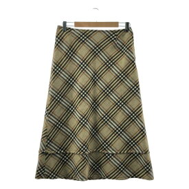 tricot COMME des GARCONS / トリココムデギャルソン | 2002AW | ウール サイドジップ ロングスカート / 総裏地 | M | ベージュ | レディース