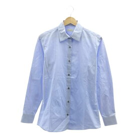 DRIES VAN NOTEN / ドリスヴァンノッテン | コットン スタンダードシャツ | 34 | ライトブルー | レディース