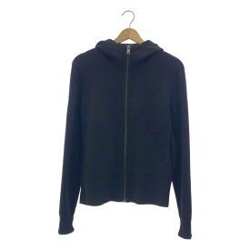 PRADA / プラダ | 2017AW | ウールカシミヤ ダブルフェイス ニットパーカー | 44 | ブラック/グレー | メンズ