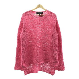 【新品】 COMME des GARCONS HOMME PLUS / コムデギャルソンオムプリュス | 2025SS / AD2024 | コットン テープヤーン ローゲージニット | M | ピンク | メンズ