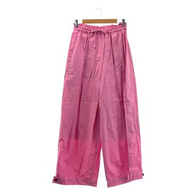 【美品】 LOHEN / ローヘン | 2025SS | RANDOM TACK STRING PANTS タック ストリング パンツ | 38 | ピンク | レディース