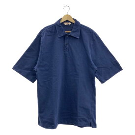 MARNI / マルニ | 2024SS | オーガニックコットン ジャージー S/S ポロ シャツ | 48 | ネイビー | メンズ