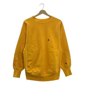 CHAMPION / チャンピオン | 90s ヴィンテージ REVERSE WEAVE リバースウィーブ クルーネック スウェット 無地 | M | イエロー | メンズ