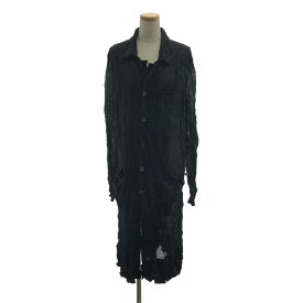 【美品】 Y’s Red Labe / ワイズレッドレーベル | 2009SS | ワッシャー メタルボタン シングルブレスト コート | 3 | ブラック | レディース