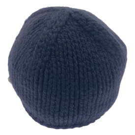 【美品】 HERMES / エルメス | Joplin beanie / ウール カシミヤ シルク セリエボタン ニットキャップ ビーニー 帽子 | S | ブラック | レディース