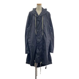 Rick Owens DRKSHDW / リック・オウエンス・ダークシャドウ | 2021SS | PHLEGETHON JUMBO FISHTAIL COAT プレゲトン ジャンボ フィッシュテール コート | L | ブラック | メンズ
