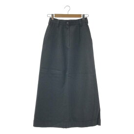 DRIES VAN NOTEN / ドリスヴァンノッテン | 1990s | ウール ヘリンボーン 裾切替 ロングスカート | 38 | ブラウン | レディース