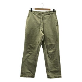 U.S.ARMY / アメリカ軍 | 推定60s ヴィンテージ ツイル チノパンツ RAPIDジップ | ベージュ | メンズ