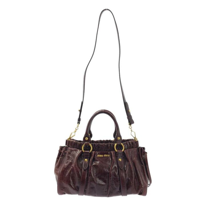 楽天市場】【美品】 miu miu / ミュウミュウ | VITELLO LUX ヴィッテロ 