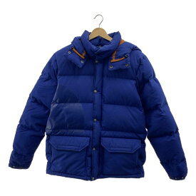 JUNYA WATANABE COMME des GARCONS MAN / ジュンヤワタナベコムデギャルソンマン | 2017AW | ×THE NORTH FACE / ノースフェイス 綿ナイロン グログラン フーデッド ダウンジャケット | S | ブルー | メンズ