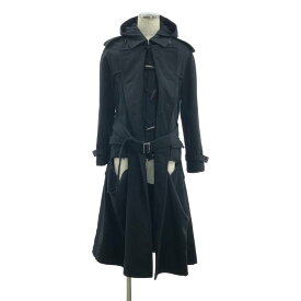 【美品】 COMME des GARCONS HOMME PLUS / コムデギャルソンオムプリュス | 2020AW | 縮絨ウール レイヤード ダッフルコート | S | ブラック | メンズ