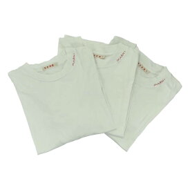 MARNI / マルニ | 2024SS | オーガニックコットン 3P パックTシャツ 3枚セット | 46 | ホワイト | メンズ