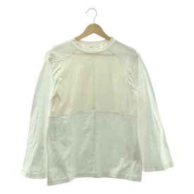 TOGA PULLA / トーガプルラ | シルケット ジャージー トップス カットソー | 36 | ホワイト / オフホワイト | レディース