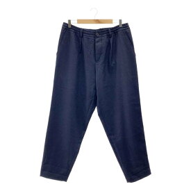 MARNI / マルニ | ウール ワイド テーパードパンツ | 48 | ネイビー | メンズ