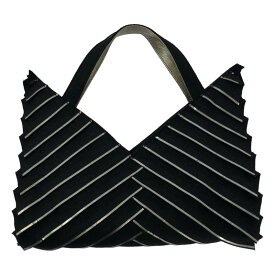 ISSEY MIYAKE FETE / イッセイミヤケフェット | フェルト ハンドバッグ | ブラック/シルバー | レディース