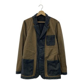 COMME des GARCONS HOMME PLUS / コムデギャルソンオムプリュス | 2002SS | デニム インサイドアウト ジャケット | M | インディゴ / ブラウン | メンズ