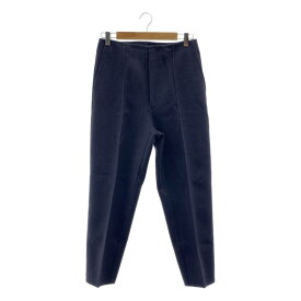 Drawer / ドゥロワー | メルトンケヌキテーパードパンツ | 38 | ネイビー | レディース