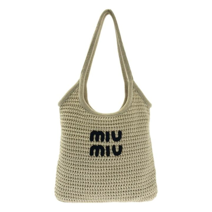 楽天市場】【美品】 miu miu / ミュウミュウ | IVY ラフィア 