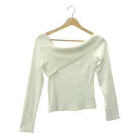 【美品】 room306 CONTEMPORARY / ルームサンマルロク | コンテンポラリー リブ カットソー | F | ホワイト | レディース