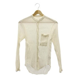 Whim Gazette / ウィムガゼット | シワ加工 シルクコットン ブラウス | F | オフホワイト | レディース