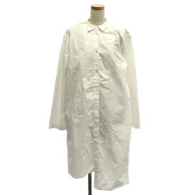 LOEWE / ロエベ | アシンメトリー シャツ ワンピース | S | ホワイト | レディース