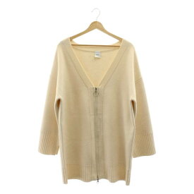 Spick and Span / スピックアンドスパン | ウールスムースニットジップカーデ | F | オフホワイト | レディース