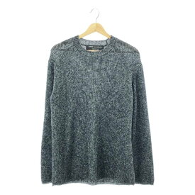【美品】 COMME des GARCONS HOMME PLUS / コムデギャルソンオムプリュス | 2021SS | Silver Tint Knit クルーネック メタリック レーヨンモヘヤ ニット | M | シルバー | メンズ