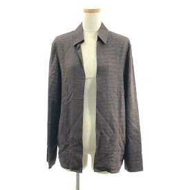 【美品】 JACQUEMUS / ジャックムス | 2025SS | Notte ロゴチャーム ジャガード ビスコース シャツ | 38 | ブラウン | レディース