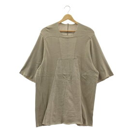 【美品】 Rick Owens / リックオウエンス | 2023AW | LUXOR Panelled Crewneck T-Shirt パネルド クルーネック Tシャツ | XS | ベージュ | メンズ