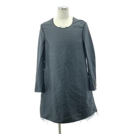 【美品】 COMME des GARCONS HOMME PLUS / コムデギャルソンオムプリュス | 2019AW | ポリエステル縮絨 断ち切り プルオーバー ロングジャケット ワンピース | S | ブラック | メンズ