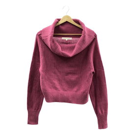 【美品】 forget-me-nots / フォーゲットミーノッツ | 2024AW | Off Shoulder Knit オフショルダー コットンニット | F | ピンク | レディース
