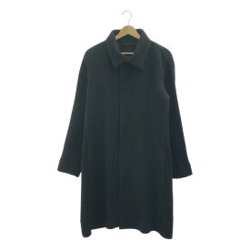 HOMME PLISSE ISSEY MIYAKE / オムプリッセイッセイミヤケ | 2016AW | ステンカラー プリーツコート | 2 | ブラック | メンズ